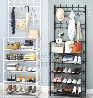 Multifunction Shoe and Hat Rack -5 Tier