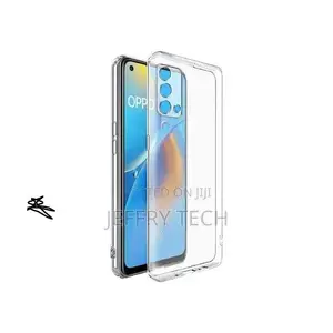 Colorcase Back Cover for Oppo F19 (Silicone/Transparent)