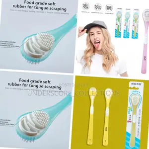 Double Sided Silicone Tongue Cleaner