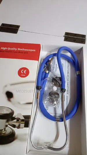 Double Tube Stethoscopes (Blue)