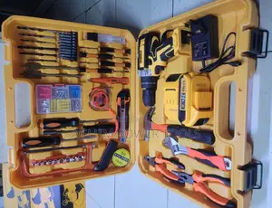 Dewalt Cordless Drill Tool Set With Two Batteries
