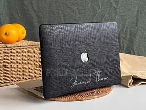 Coal Black Leather Macbook Case Protect Cover for Macbook Pr