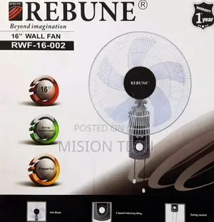 Brand New Rebune Wall Fan