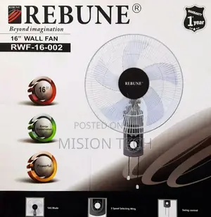 Rebune 3 Speed Standing Fan