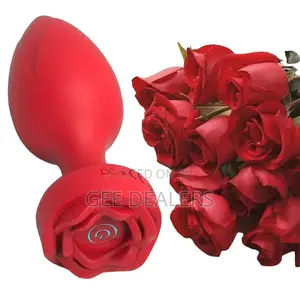 Rose Anal Butt/Dildo Plug Vibrator /Anal Sex Toy