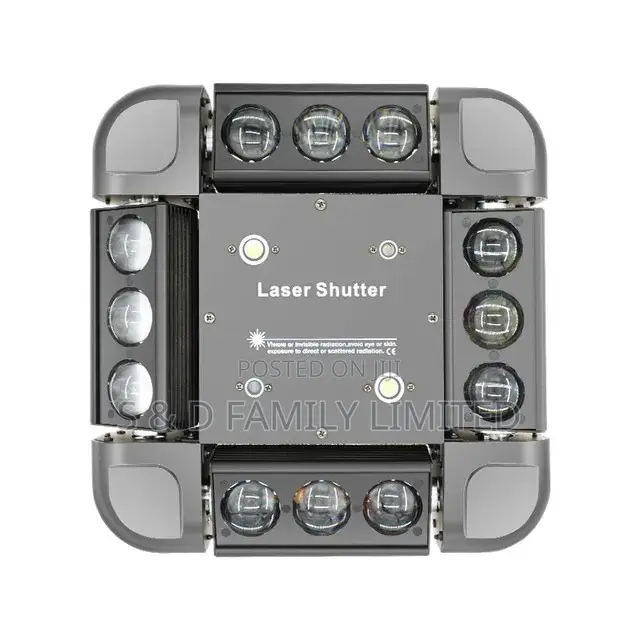 Laser Shutter LED Disco Light