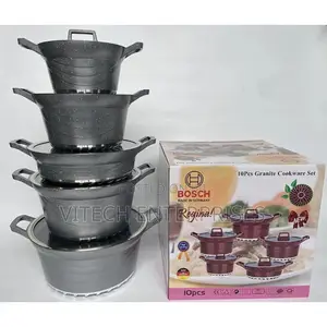 Bosch TOP QUALITY 10 Pieces Nonstick Granite Heavy Duty