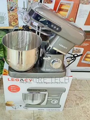 Silver 10L Legacy Stand Mixer With Digital Manual Settings