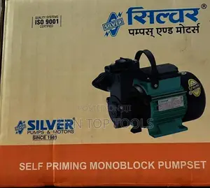 Silver Self Priming Pump 0.5hp With Inbuilt Valve
