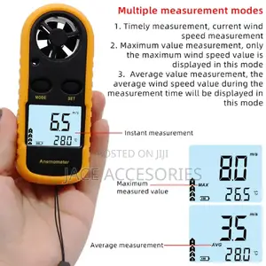 Digital Anemometer Wind Speed, Air Velocity Temp Meter