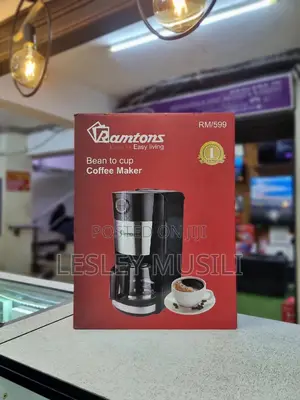Ramtons Coffee Maker Black - Rm/599