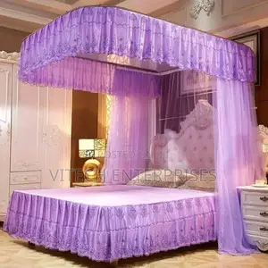 2 Stands Mosquito Net With Sliding Rails ,