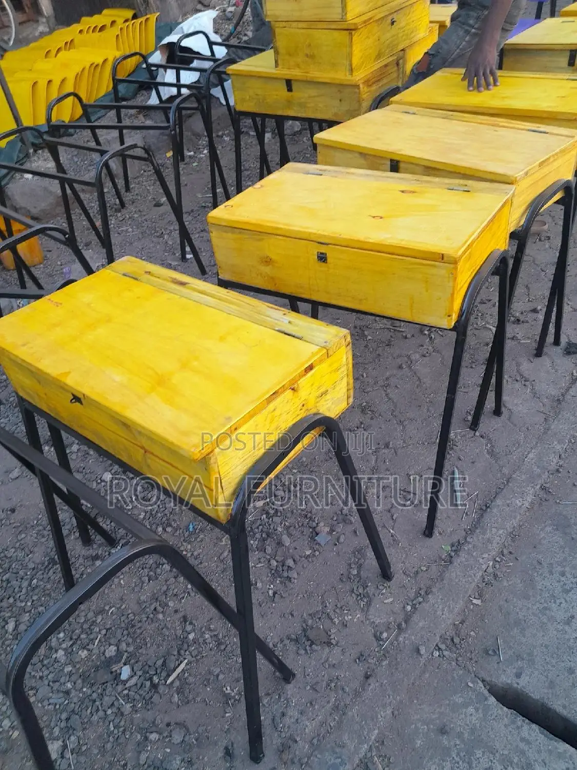 School Lockers and Desks