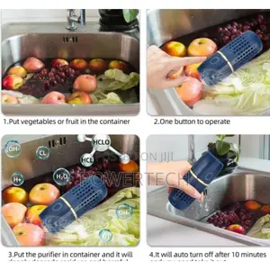 *Portable Rechargeable Food Cleaner/Purifier: