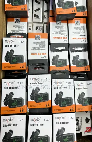 Musedo T-27 Tiny Clip On Digital Guitar, Bass Violin Tuner