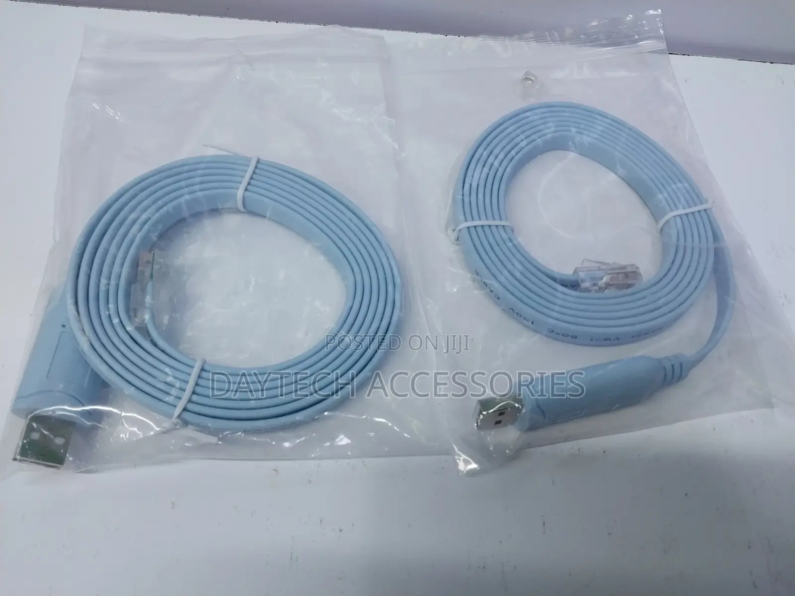7ft(2m) Usb (Male) to Rj45 (Male) Console Cable (Blue)