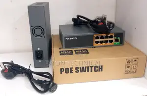 8 Port Fast Ethernet Unmanaged POE Switch
