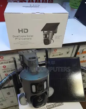 Dual Lens Solar PTZ 4G Camera HD 4MP 10X Zoom Two-Way Audio