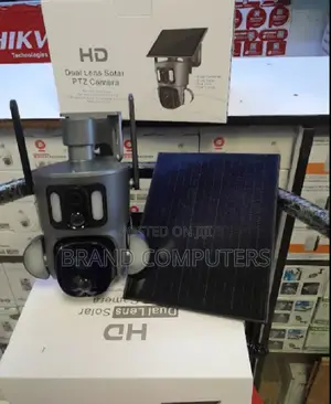 Solar Powered 4G LTE Cellular Dual Lens Security Camera