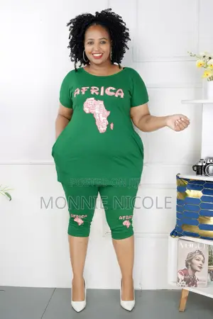 African Wear Two Piece Set/Free Size