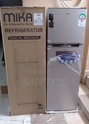 1.Mika 168 Litres Double Door Refrigerator
