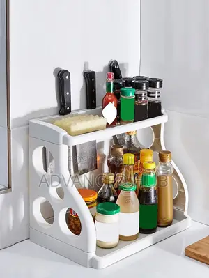 Double_layered Counter Top Spice /Storage Rack