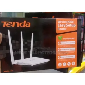 Tenda N300 Wireless Wi-fi Router With High Power 5dbi Ante