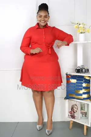 Red Shirt Dress