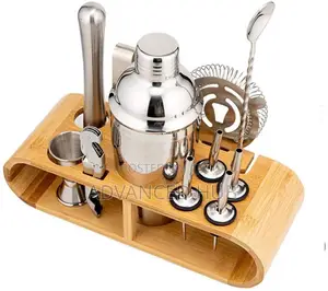 Cocktail Shaker Set With Tray