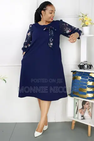 Ivy Navy Blue Shift Dress/Official Maternity Dress/Mother's