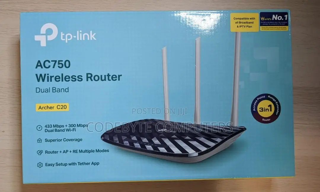 Tp-link Archer C20 Ac750 Wireless Router - Tl-archer C20