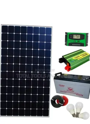 Solar Panel 250 Watts + Battery + Invertor + Controllers