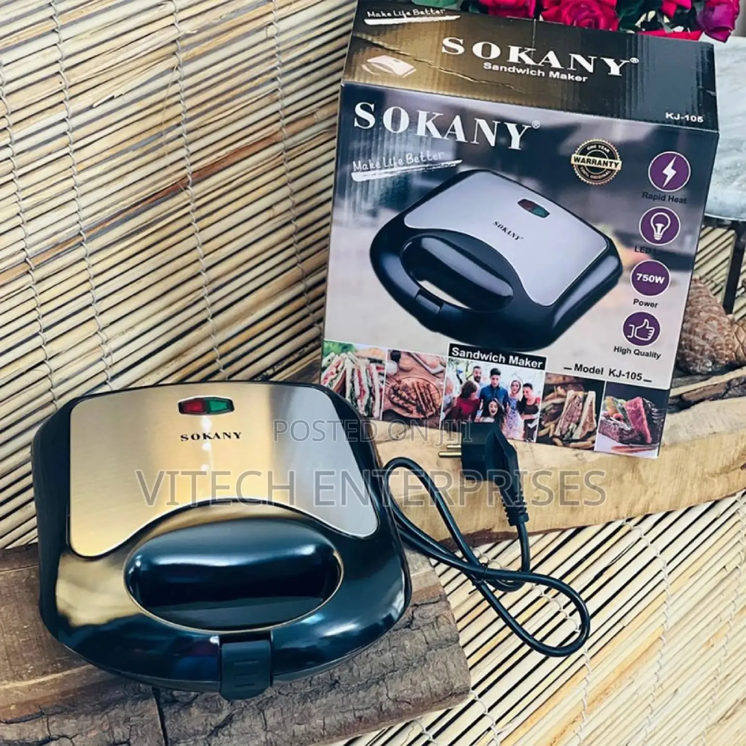 Sokany Sandwich Maker Toaster