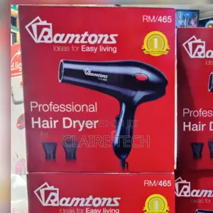 Black Ramtons Professional Hair Dryer RM/465