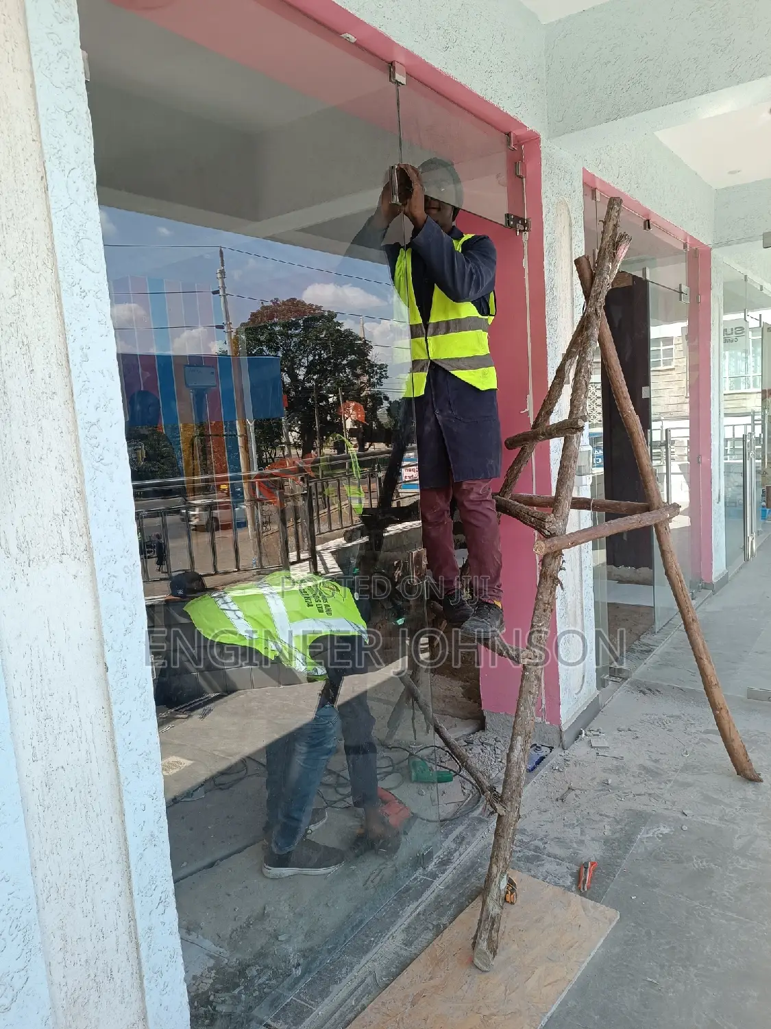 Front Glass Door