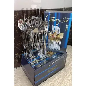 24PC Cutlery Set - Silver