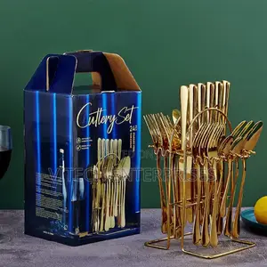 GOLD 24pcs Cutlery Set
