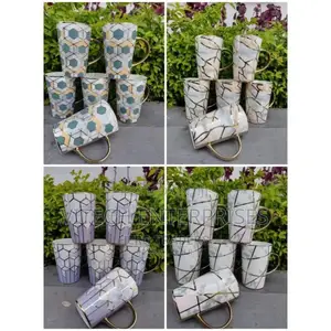 Set of 6 Golden Cups