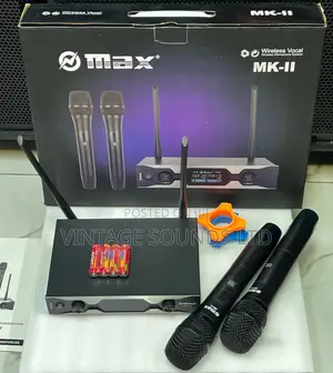 Max Mk2 Professional Wireless Microphone Black
