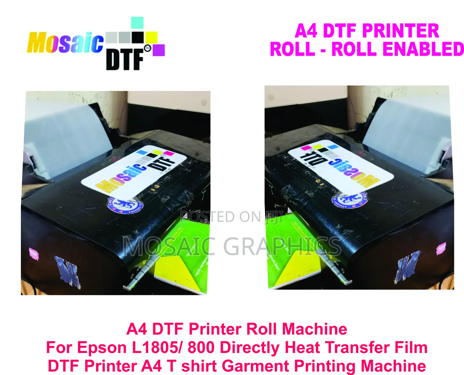 A4 DTF No Cut Printer