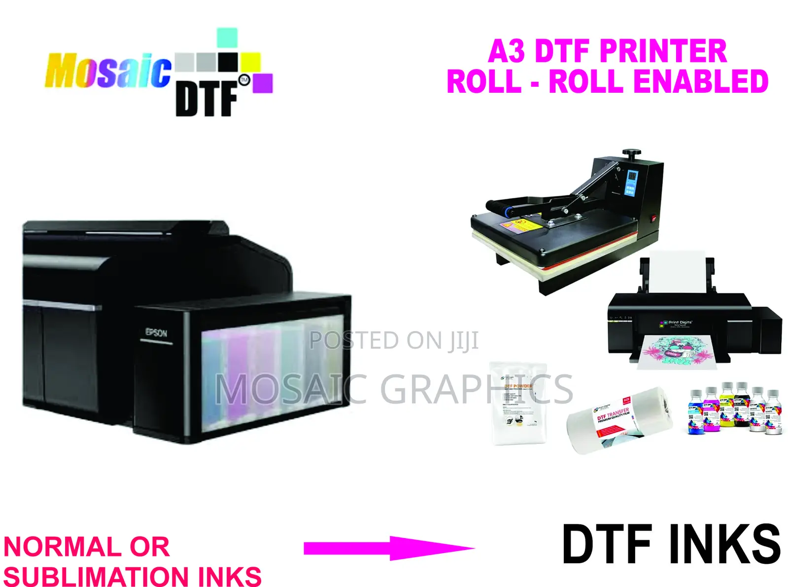 DTF Conversion From Sublimation Inks
