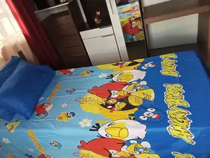 Cartoon Themed Cotton Bedsheet