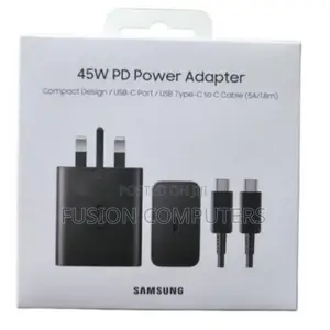 Samsung 45W PD Adapter Plus USB-C to C Cable (5A)