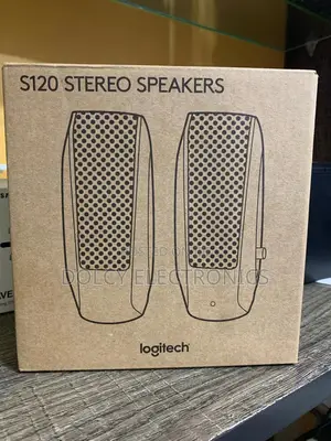 Logitech S120 2.0 Stereo Speakers, Black