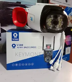 Outdoor PTZ 4G Simcard Camera With Alarm,Siren Night Vision