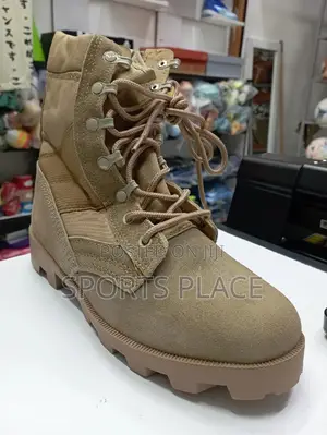 Dark Brown Siwar Leather Tactical Boots