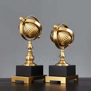 Light Luxury Metal Globe Decoration