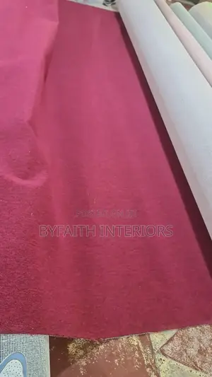 Maroon Wall to Wall Carpet