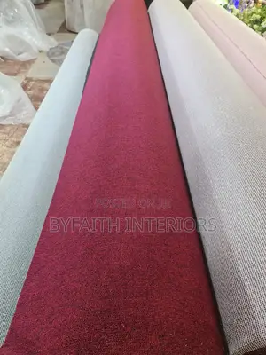 Maroon Wall to Wall Carpet