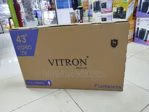 Vitron 43′′ (2024 Model) Frameless Smart Android Full Hd Tv
